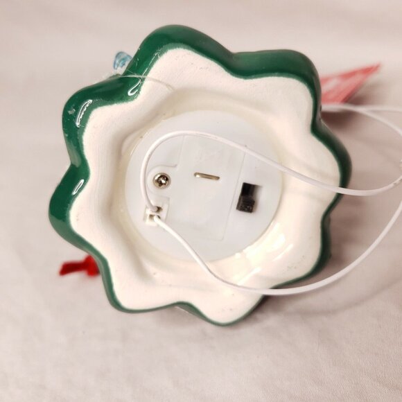 Mini Christmas Tree Ornament Lights 4.5 in Tall Festive Holiday Decoration - Picture 5 of 5